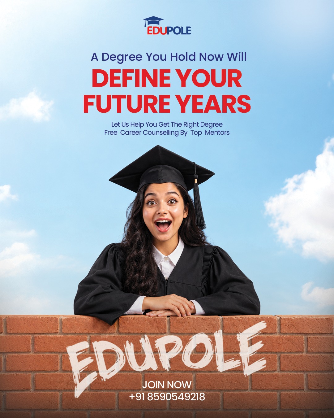 Edupole - free career counselling poster